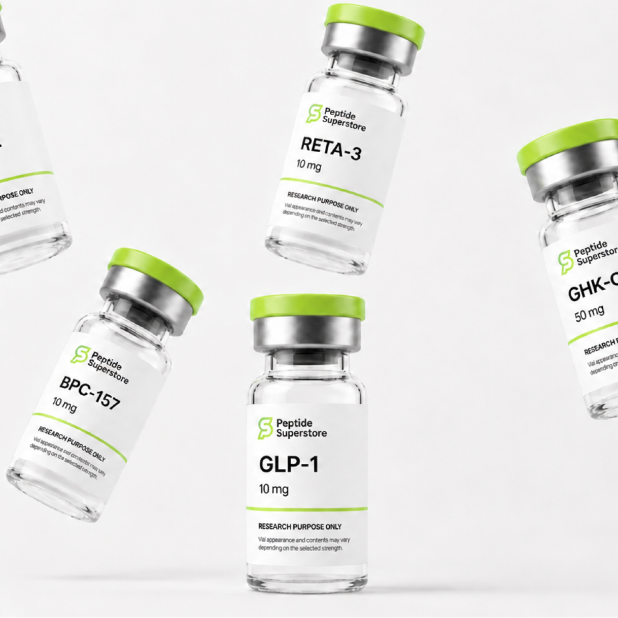 Peptide Superstore research peptide vials